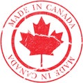 Made in Canada Decal Royalty Free Stock Photo