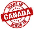 made in Canada stamp Royalty Free Stock Photo