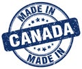 made in Canada stamp Royalty Free Stock Photo