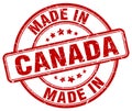 made in Canada stamp Royalty Free Stock Photo