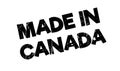 Made In Canada rubber stamp Royalty Free Stock Photo