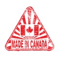 Made In Canada Rubber Stamp