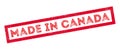 Made in Canada rubber stamp Royalty Free Stock Photo