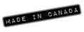 Made in Canada rubber stamp Royalty Free Stock Photo