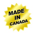Made in Canada Sign Royalty Free Stock Photo