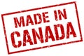 made in Canada stamp Royalty Free Stock Photo