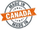 made in Canada stamp Royalty Free Stock Photo