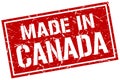made in Canada stamp Royalty Free Stock Photo