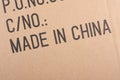 Made In China Royalty Free Stock Photo