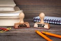 Made in china and made in usa. Rubber Stamp on desk in the Office. Business and work background Royalty Free Stock Photo