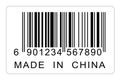 Made in China Tag Royalty Free Stock Photo