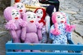 Made of cloth doll, toy baby, Sirince village / Izmir / Turkey Royalty Free Stock Photo