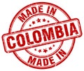 made in Colombia stamp