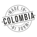 Made In Colombia Stamp Logo Icon Symbol Design. Seal Badge national Product vector.