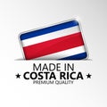 Made in Costarica graphic and label