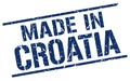 Made in Croatia stamp