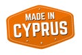 Made in Cyprus label or sticker