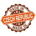 made in Czech Republic vintage stamp