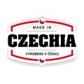 Made in Czechia label