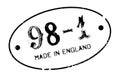 Made In England rubber stamp