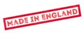 Made in England rubber stamp Royalty Free Stock Photo