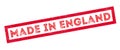 Made in England rubber stamp