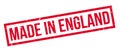 Made in England rubber stamp Royalty Free Stock Photo