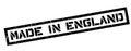 Made in England rubber stamp