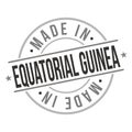 Made in Equatorial Guinea Quality Original Stamp Design Vector Art Tourism Souvenir Round Seal Badge.