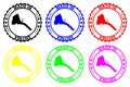 Made in Eritrea - rubber stamp - vector,