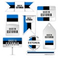 Made in Estonia graphics and labels set