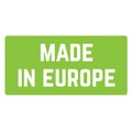 MADE IN EUROPE stamp on white background Royalty Free Stock Photo