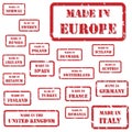 Made In Europe Stamps