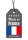 Made in France. French label. Vector icon. Royalty Free Stock Photo