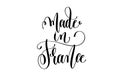 Made in France hand lettering modern typography inscription