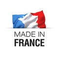 Made in France - Label Royalty Free Stock Photo