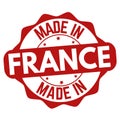 Made in France sign or stamp