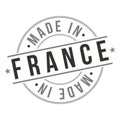 Made In France Stamp Logo Icon Symbol Design. Seal Badge Vector National Product. Royalty Free Stock Photo