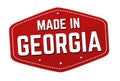 Made in Georgia label or sticker