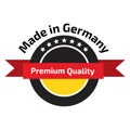 Made in Germany badge Royalty Free Stock Photo
