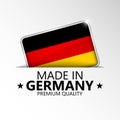 Made in Germany graphic and label