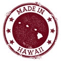 Made in Hawaii stamp.