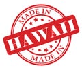 Made in Hawaii stamp