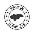 Made in Honduras icon. Stamp sticker. Vector illustration