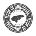 Made in Honduras Quality Original Stamp. Design Vector Art Seal Badge illustration.