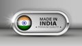 Made in India graphic and label