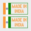 made in India stamp set, Republic of India product emblem