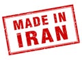 made in Iran stamp