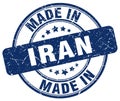 made in Iran stamp