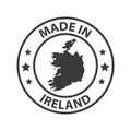Made in Ireland icon. Stamp sticker. Vector illustration